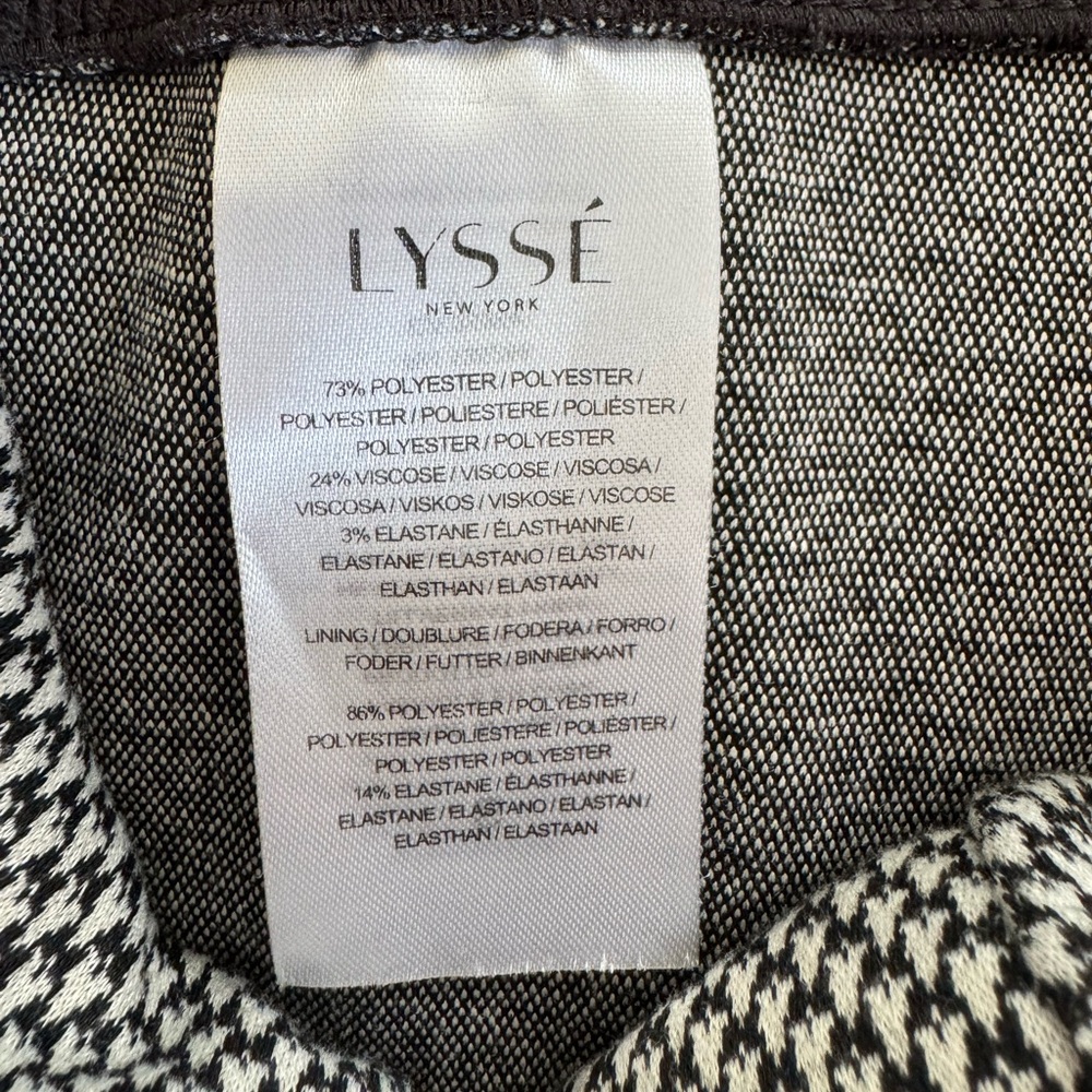Lysse Black and White Leggings, S 🦋 - Picture 3 of 8